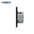 Livolo Crystal Glass panel, 220V/50~60Hz 1GANG Timer Touch Control Wall Light Switch VL-C701T-11/12/15
